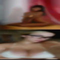 Woman broom vacuum cleaner